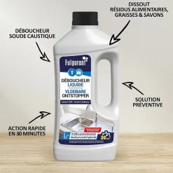 Déboucheur soude caustique Fulgurant 1L