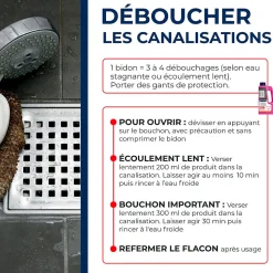 Déboucheur spécial cheveux Starwax 900ml