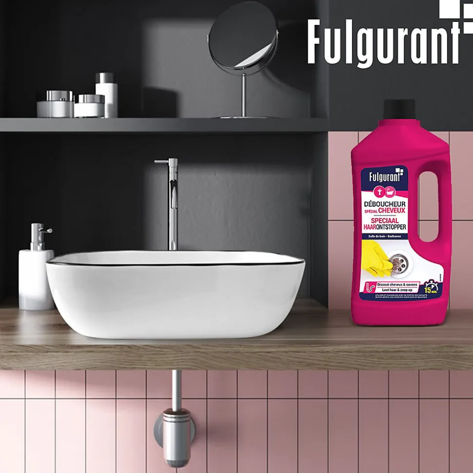 Déboucheur spécial cheveux Fulgurant 800ml