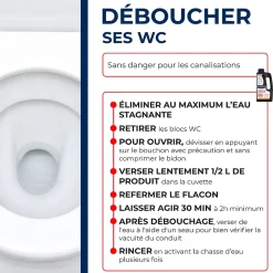 Déboucheur spécial WC avec javel Starwax 1L