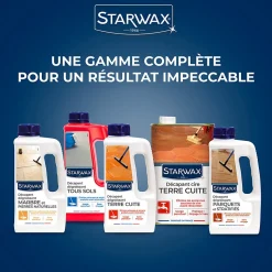 Décapant cire tomettes et terres cuites Starwax 1L
