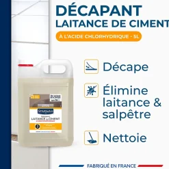 Décapant laitance de ciment carrelages Starwax 5L