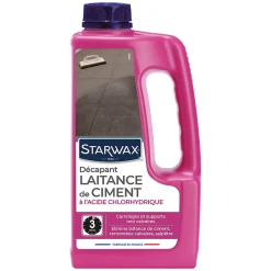 Décapant laitance de ciment carrelages Starwax 1L
