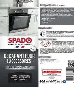 Décapant pour four et accessoires Spado 600ml
