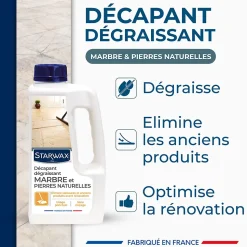 Décapant sans rinçage marbre et pierres naturelles Starwax 1L