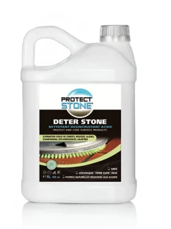 Décapant Voile de Ciment et mousse Nettoyant puissant pour Pierre Naturelle, Marbre, Carrelage, Béton Int/Ext 1L (20m²)