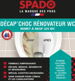 Décap'choc rénovateur pour WC Spado 3L