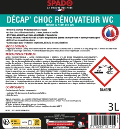 Décap'choc rénovateur pour WC Spado 3L
