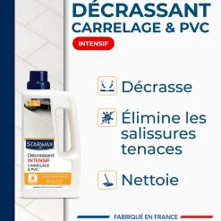 Décrassant intensif sols carrelés Starwax 1L