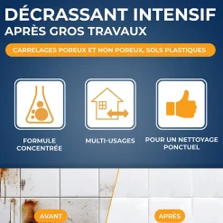 Décrassant intensif sols carrelés Starwax 1L