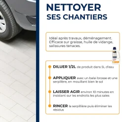 Décrassant intensif sols carrelés Starwax 1L