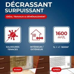 Décrassant surpuissant concentré de cuisine Starwax 1L