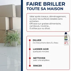 Décrassant surpuissant concentré de cuisine Starwax 1L