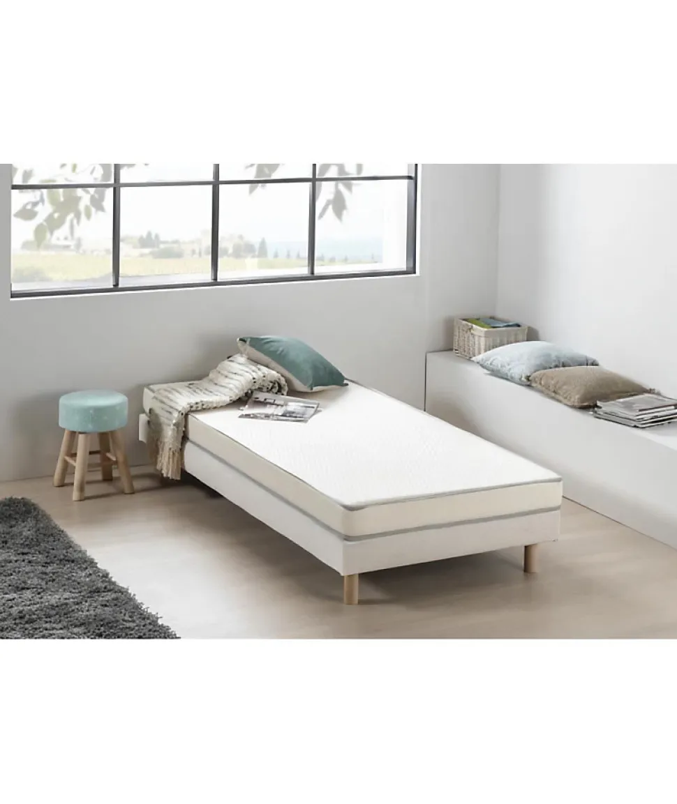 DEKODREAM Matelas mousse 90 x 190 cm - Confort ferme - Epaisseur 12 cm - KIETOA