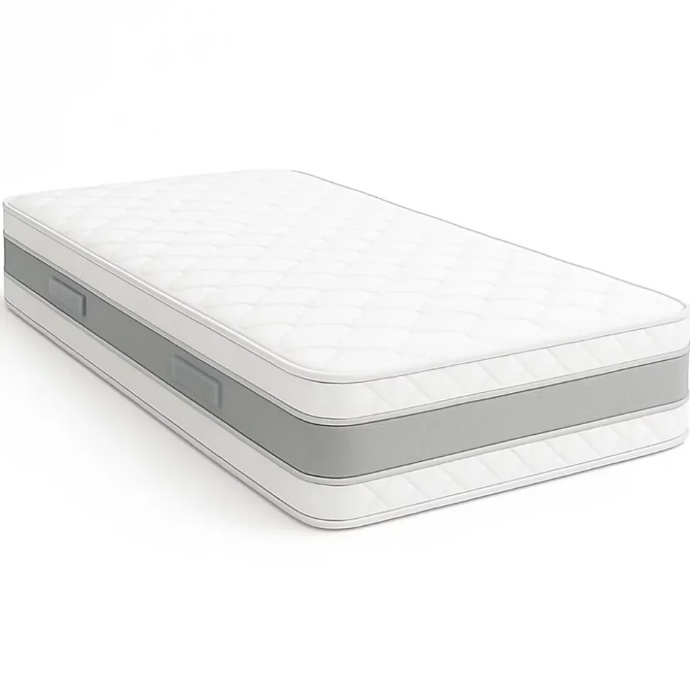 Deluxememory Matelas 70x190 Contact Mémoire de Forme - Hauteur 21 Cm - Soutien Ferme -