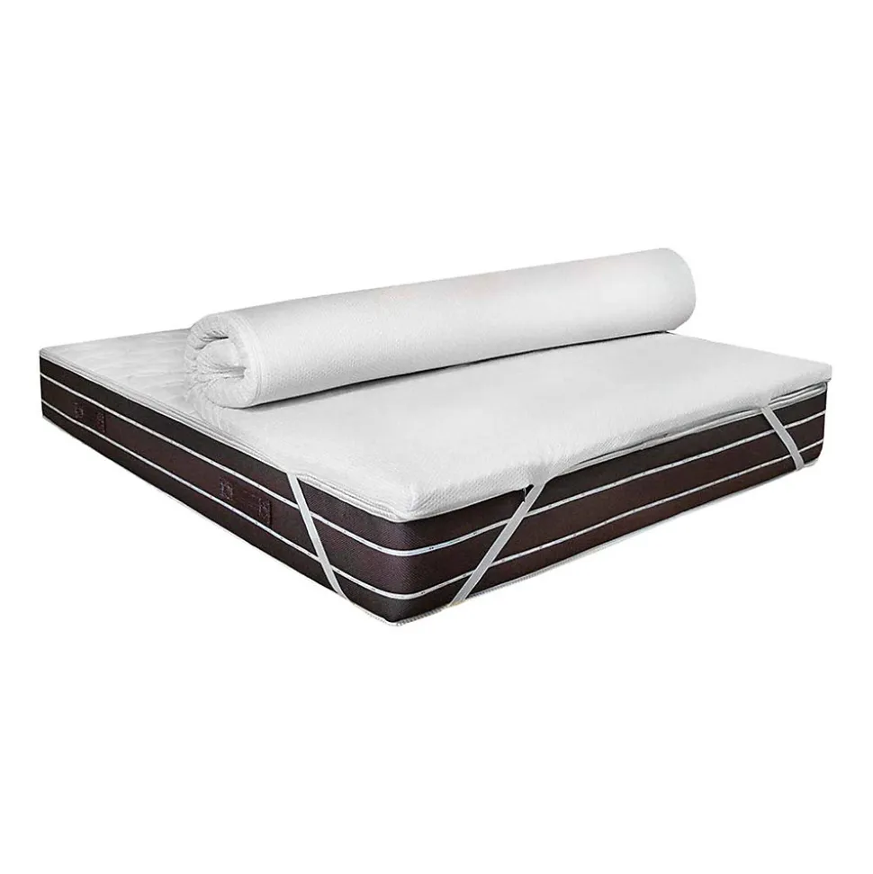 Demolo surmatelas double, Surmatelas pour améliorer la posture, Surmatelas en mousse à mémoire de forme, 140x200xh5 cm