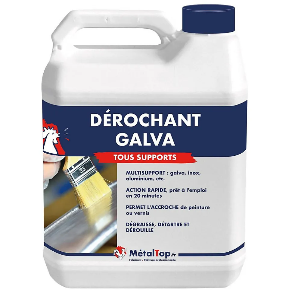 Derochant Galva Aluminium Chrome Béton - 60 L - Métaltop
