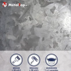 Derochant Galva Aluminium Chrome Béton - 5 L - Métaltop