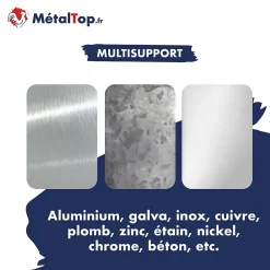 Derochant Galva Aluminium Chrome Béton - 1 L - Métaltop