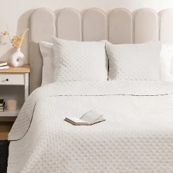 Dessus de lit Kalia 240x260cm blanc - Atmosphera