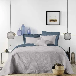 Dessus de lit matelassé DEER - Microfibre unie