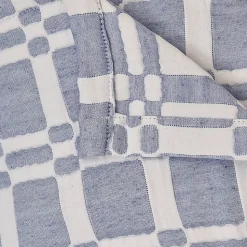 Dessus de lit Nuvia bleu indigo 260x240cm - Atmosphera