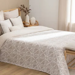 Dessus de lit Nuvia terracotta 260x240cm - Atmosphera