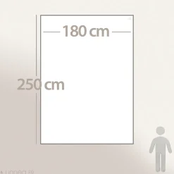 Dessus de lit 180x250 cm BREHAT 100% gaze de coton vert lichen