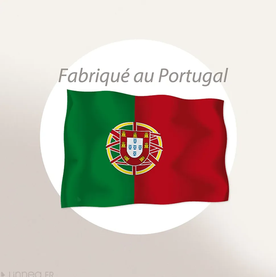 Dessus de lit 230x250 cm en coton lavé SEVILLE blanc latte