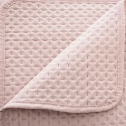 Dessus de lit 240x260 Dolce rose + 2 taies