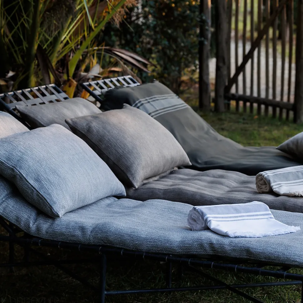 Dessus de lit ZAGORA pur coton 250 g/m² 260x240 cm blanc neige