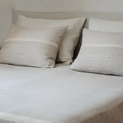 Dessus de lit ZAGORA pur coton 250 g/m² 260x240 cm blanc neige