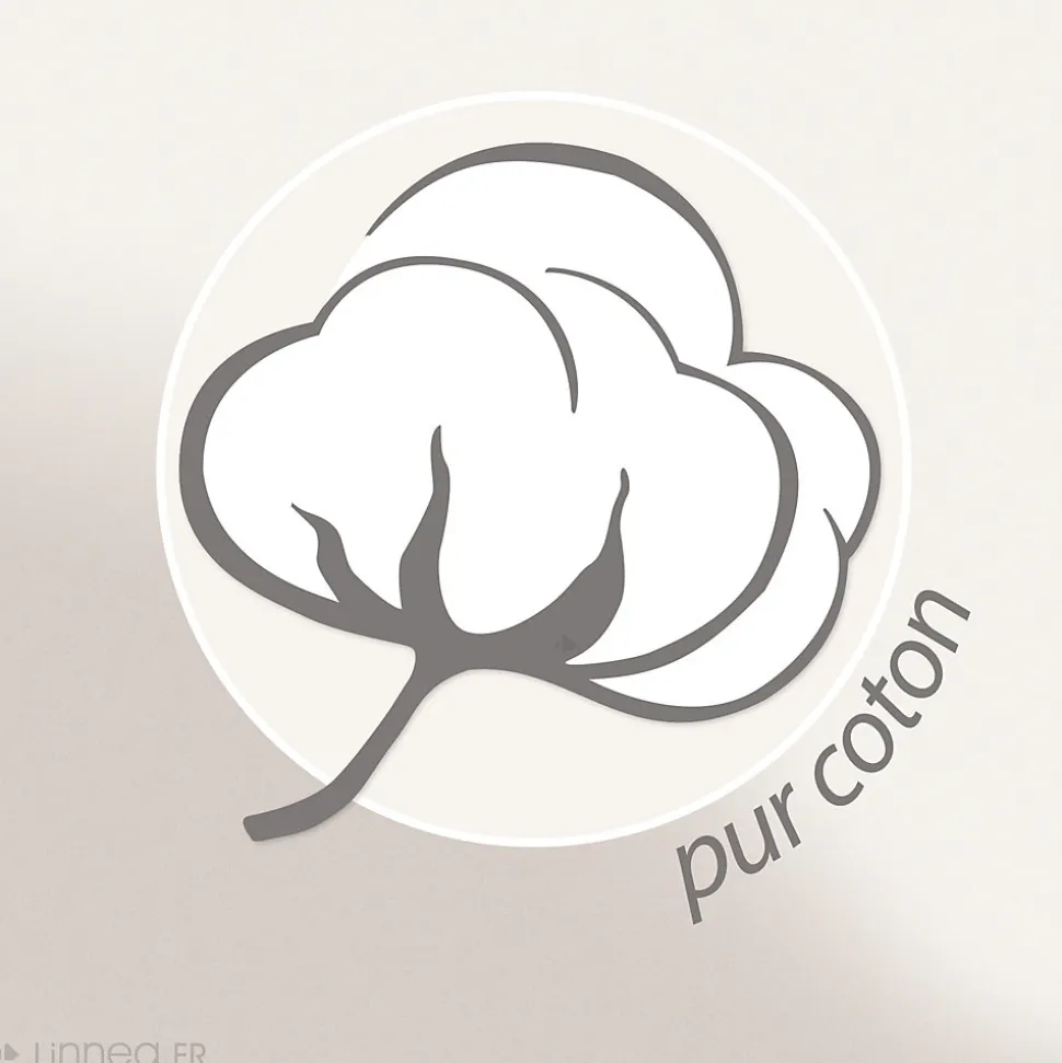 Dessus de lit ZAGORA pur coton 250 g/m² 260x240 cm blanc neige