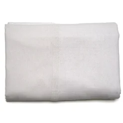 Dessus de lit ZAGORA pur coton 250 g/m² 180x240 cm blanc neige