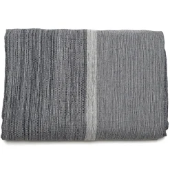 Dessus de lit ZAGORA pur coton 250 g/m² 180x240 cm noir granit