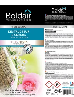 Destructeur d'odeurs Boldair fleurs boisées 500ml