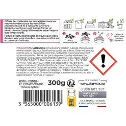 Destructeur d'odeurs fleurs de lotus 300g Starwax