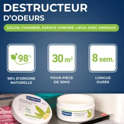 Destructeur d'odeurs verveine citronnée 300g Starwax