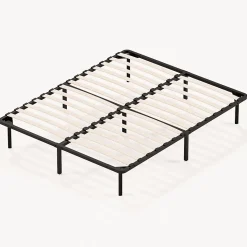 Dewinner Sommier à Lattes sur Pieds,Lit 2x14 Lattes,7 Pieds Inclus,160x200 CM