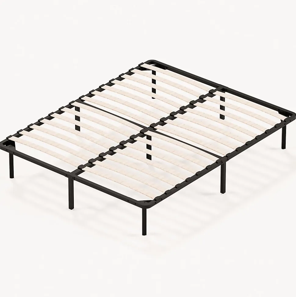 Dewinner Sommier à Lattes sur Pieds,Lit 2x14 Lattes,7 Pieds Inclus,160x200 CM