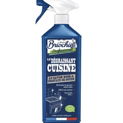 Dégraissant cuisine au savon noir et cristaux de soude Ecocert 750ml Briochin professionnel