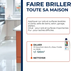 Dégraissant intensif ammoniaqué multi-usages Starwax 1L