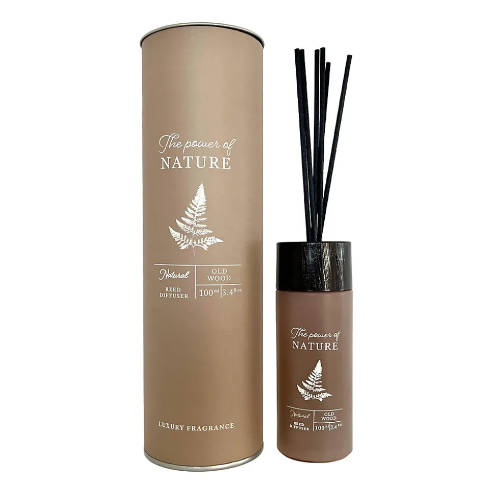 Diffuseur de Parfum avec 6 Bâtonnets d'Essence en Bois Vieilli Idées Cadeaux