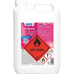 Dissolvant Acétone Onyx en bidon de 5 litres
