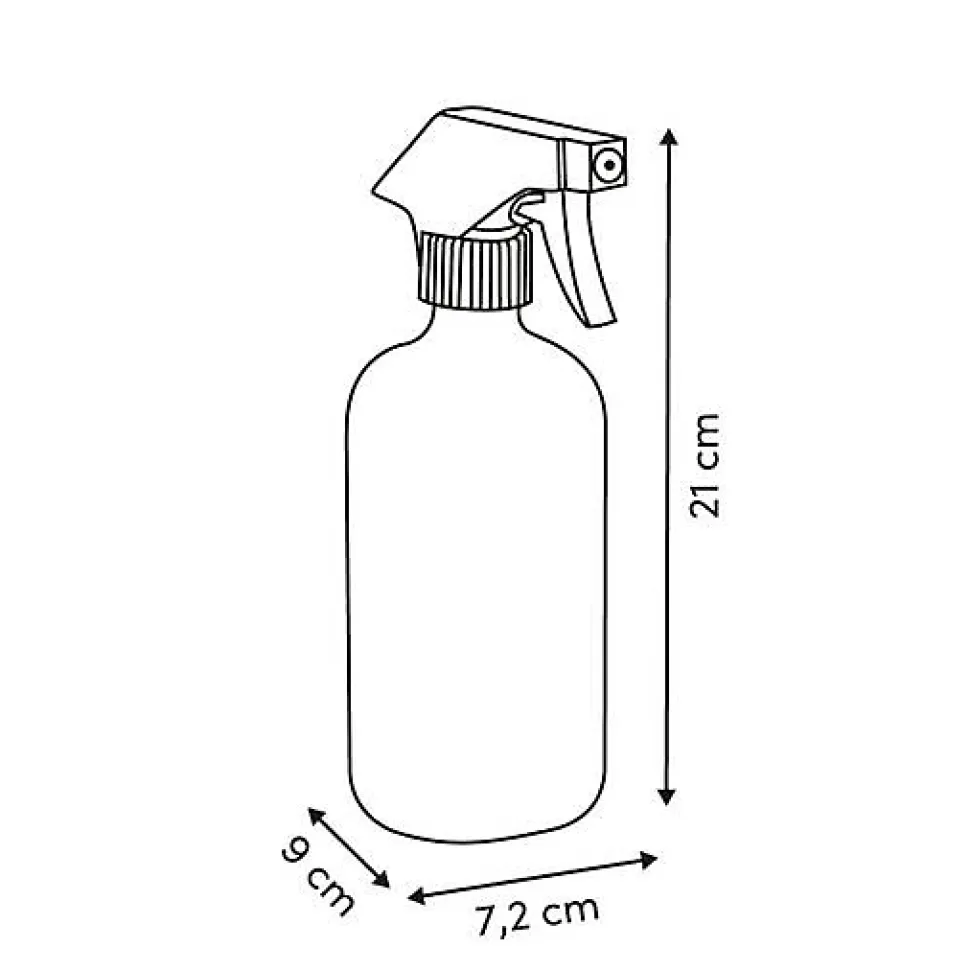 Distributeur Spray de Savon Transparent H21 cm - Transparent- 5five
