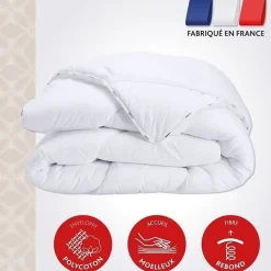 DODO - Surmatelas 160x200 cm - Mousse haute densite - Housse polyester lavable