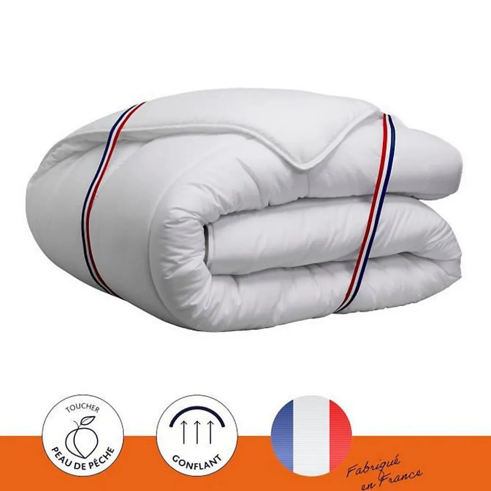 DODO Couette chaude 400gr/m² COUNTRY 200x200 cm blanc