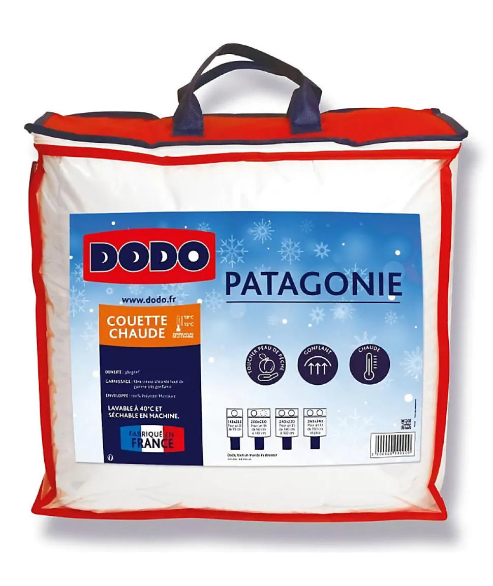 DODO Couette chaude Patagonie blanc - 240x260 cm