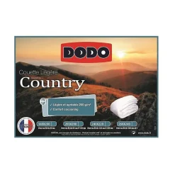 DODO Couette légere Country - 140 x 200 cm - Blanc
