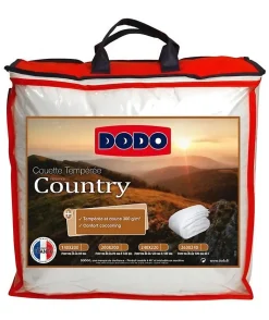 DODO Couette tempérée Country - 220 x 240 cm - Blanc